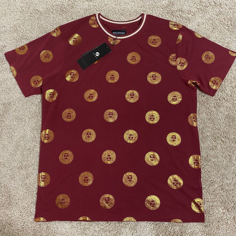 DRILL CLOTHING COMPANY Short Sleeve Pullover L NEW